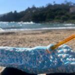 faire du crochet sur la plage